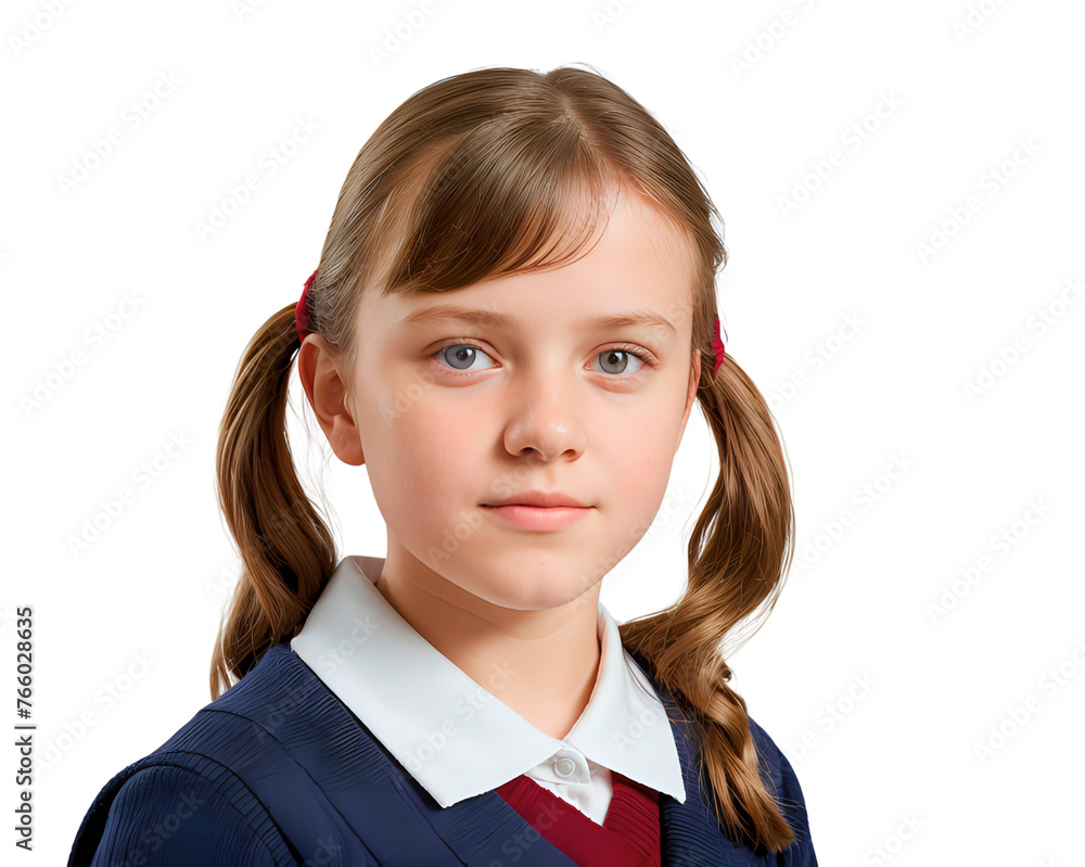 white girl student isolated on transparent/white background, cut out white girl student isolated on transparent/white background, cut out