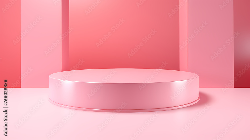 Simple round marble podium Simple round marble podium