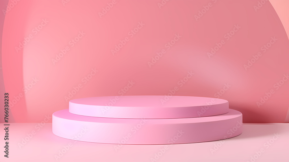 Simple round marble podium Simple round marble podium
