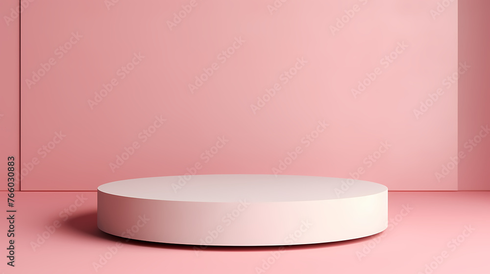Simple round marble podium Simple round marble podium