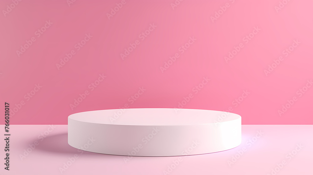 Simple round marble podium Simple round marble podium