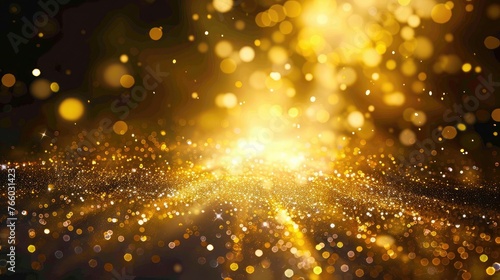 golden sparkle burst energy sparke glitter background design