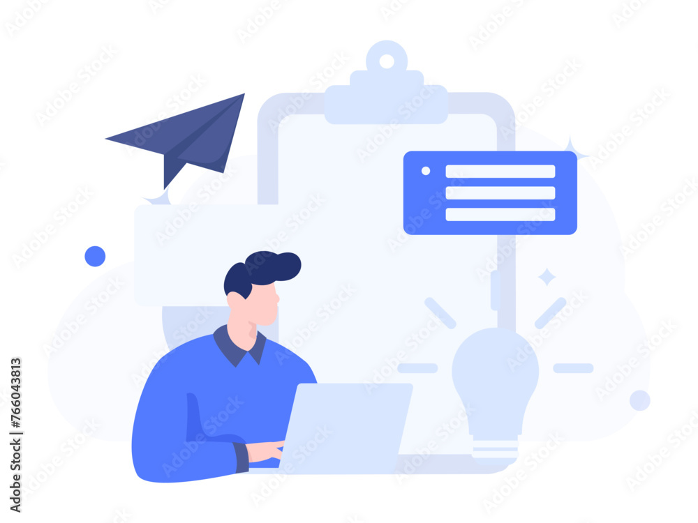 Invite friends to conduct questionnaire flat vector concept operation hand drawn illustration
Invite friends to conduct questionnaire flat vector concept operation hand drawn illustration