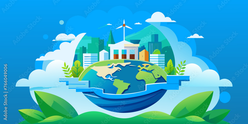 Our Planet Needs You: World Earth Day Vectors for a Sustainable Future background and poster 