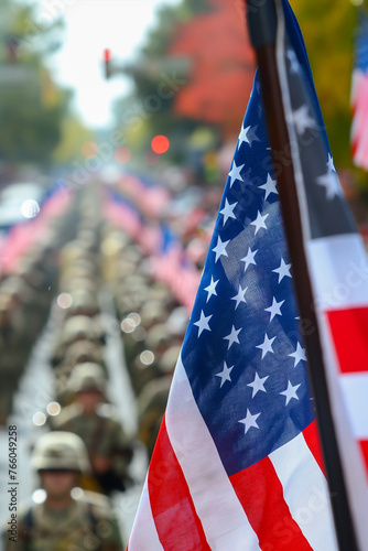 Flag Day Parade: Veterans, Bands, Patriotism.