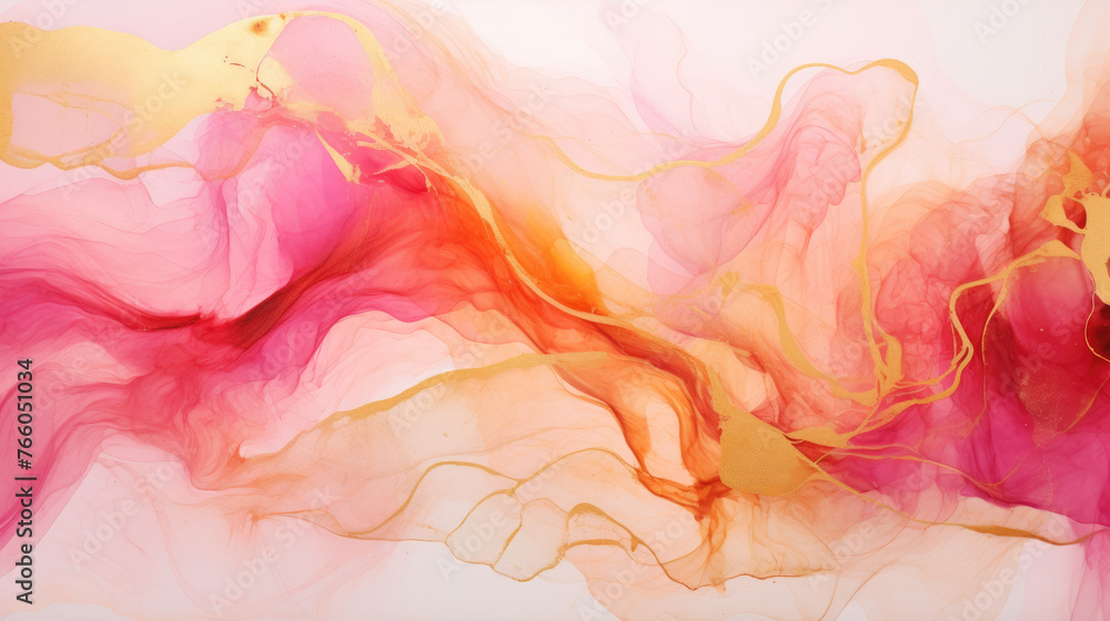 Marble Wall poster, Abstract blue, green, gold, pink and white marble alcohol ink drawing effect, Background abstract, generative ai Marble Wall poster, Abstract blue, green, gold, pink and white marble alcohol ink drawing effect, Background abstract, generative ai