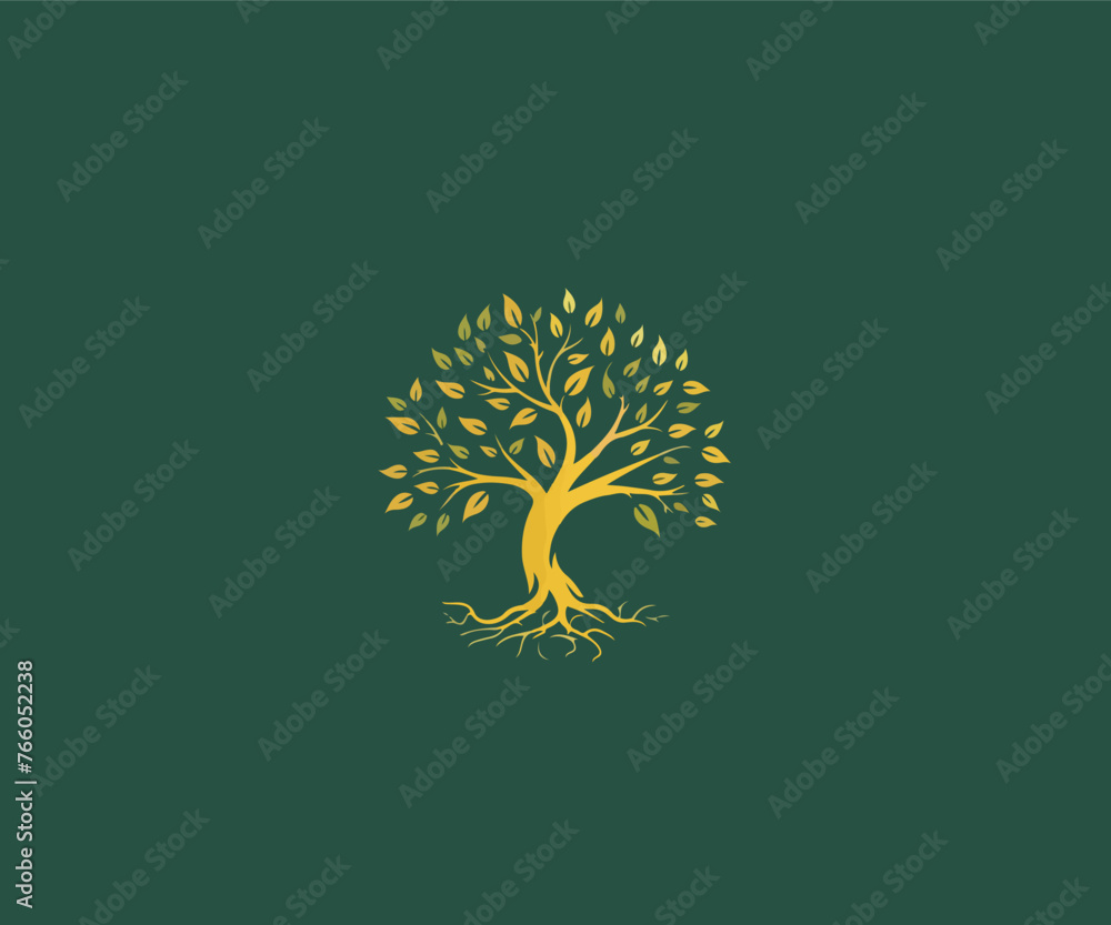 tree logo design template