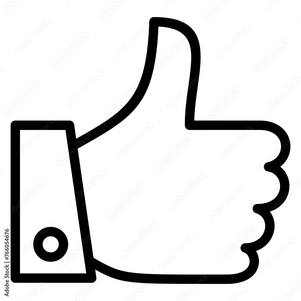 Like Outline Icon Like Outline Icon