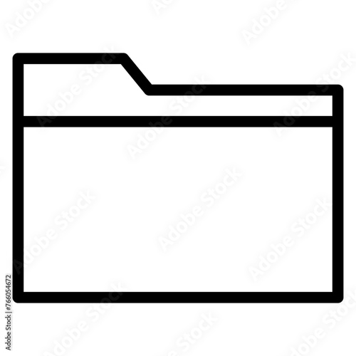 Folder Outline Icon