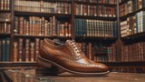 A vintage-inspired men's brogue that pays homage to classic craftsmanship, with a modern twist in the form of a lightweight, recycled material sole 