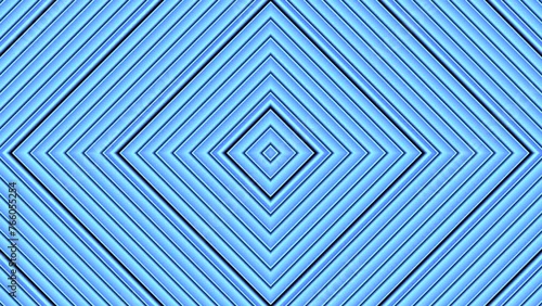 Hypnotic Rhythmic Movement Blue Stripes. Relaxing Therapeutic Infinite Loop Animation.