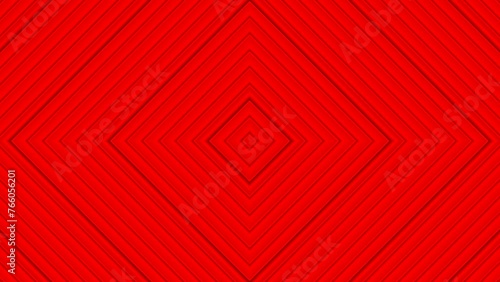 Hypnotic Rhythmic Movement Red Stripes. Relaxing Therapeutic Infinite Loop Animation.