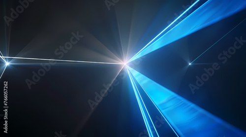 Abstract glowing geometric shapes background