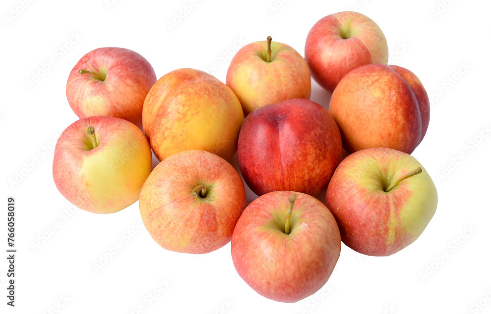 red apples isolated on white red apples isolated on white