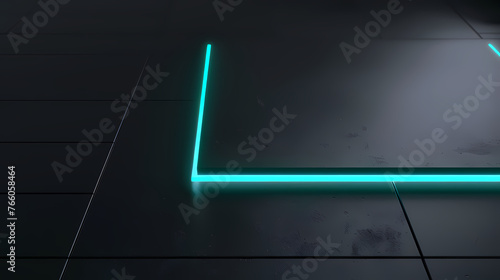 Abstract glowing geometric shapes background