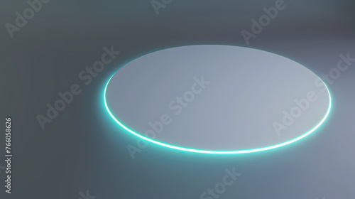 Abstract glowing geometric shapes background