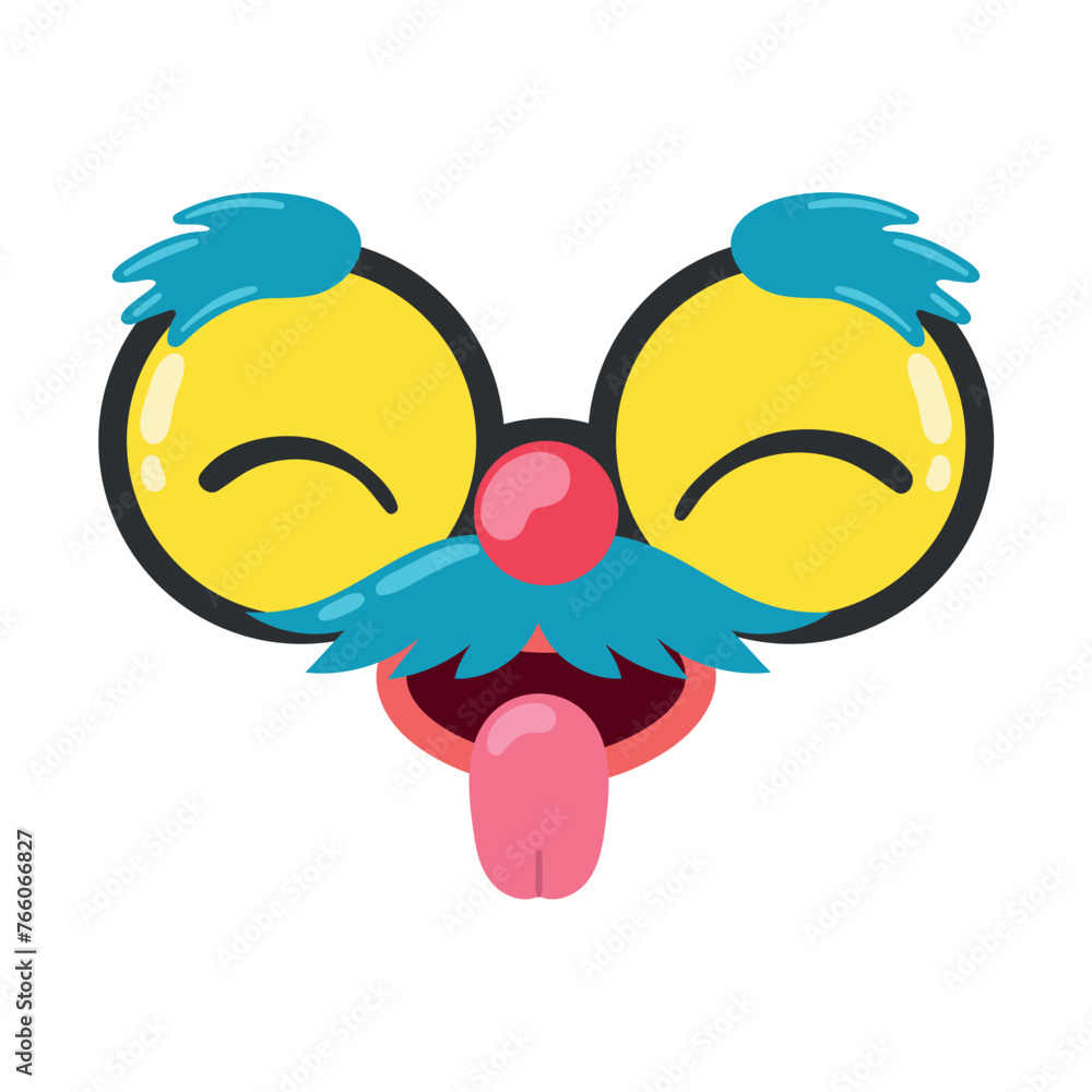 Fototapeta premium fools day funny mask