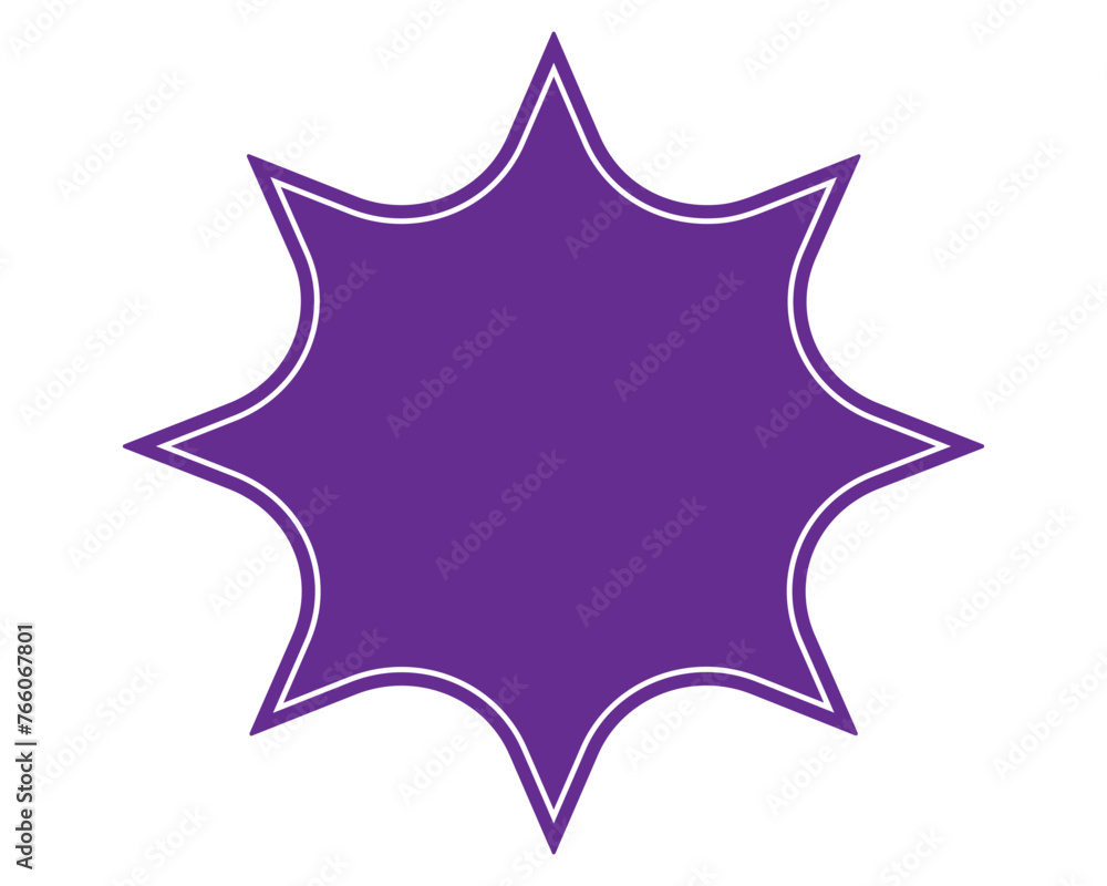 Starburst sticker, sunburst star shape vector Starburst sticker, sunburst star shape vector