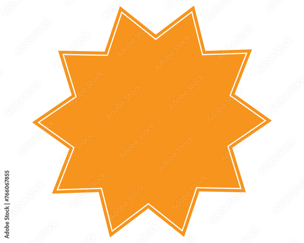 Starburst sticker, sunburst star shape vector Starburst sticker, sunburst star shape vector