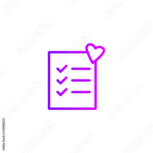 wishlist gradient icon