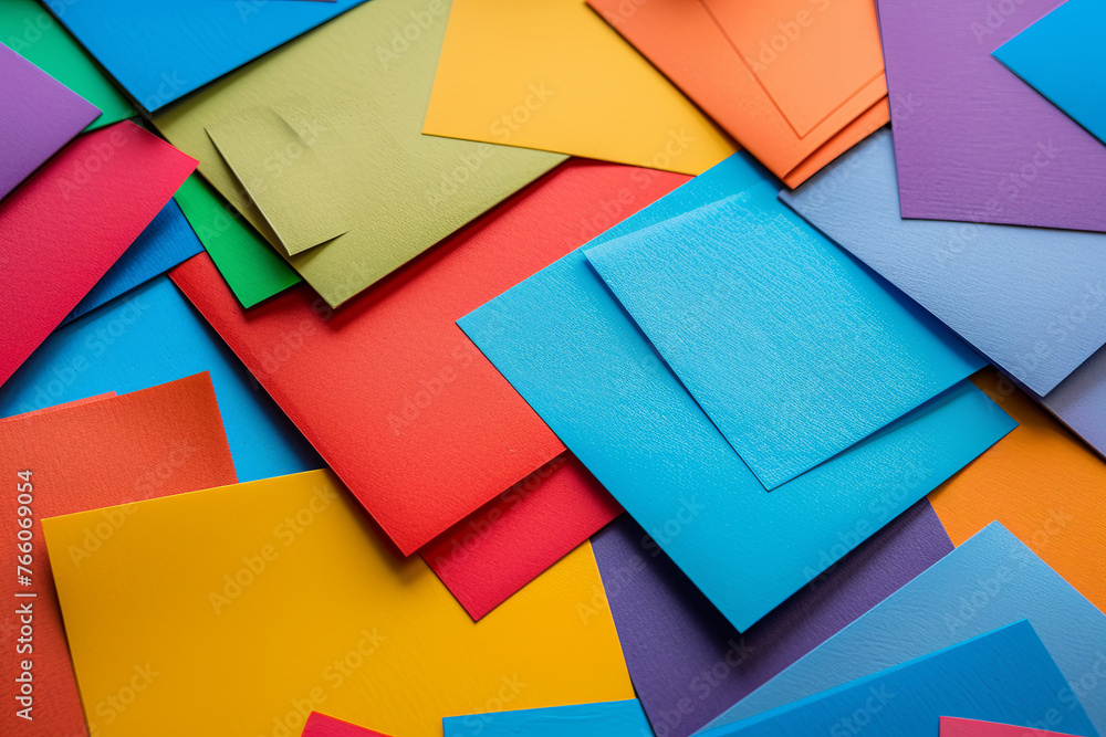 Colorful paper patterns for background