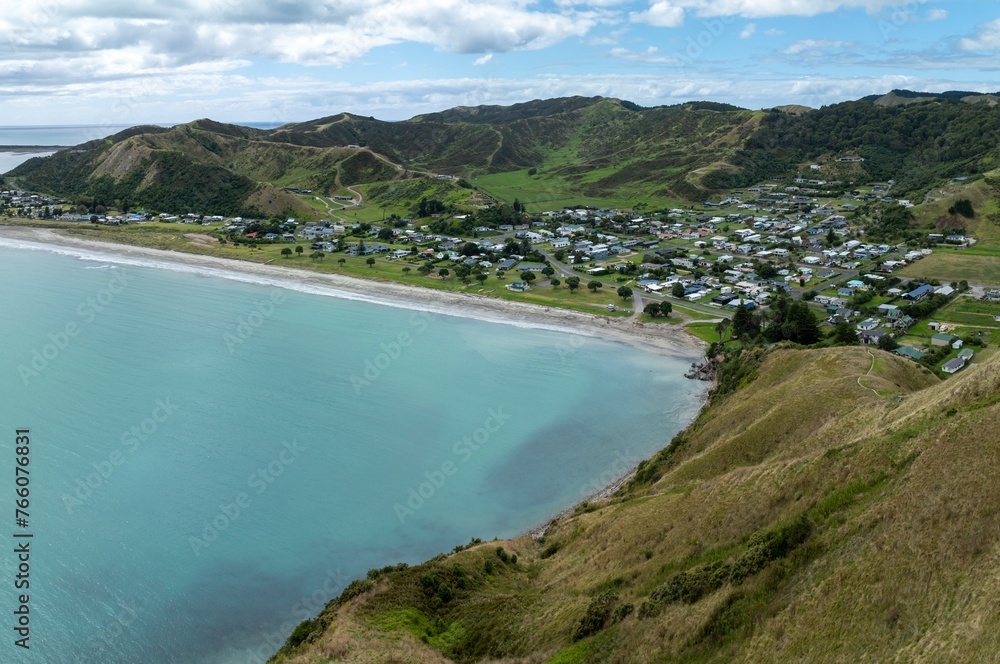 Coastal town of Māhia, Hawke's Bay, New Zealand.
