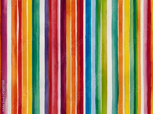 Vibrant rainbow stripes seemless pattern