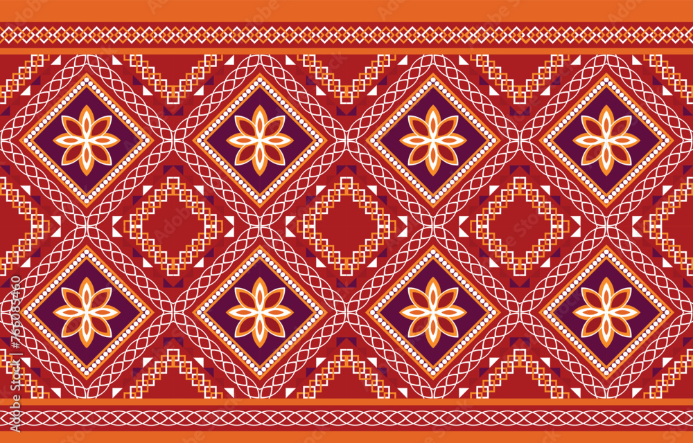 ethnic pattern ,geometric ethnic vintage texture vector art design,textile fashion pattern line ikat seamless pattern and batik fabric texture asian background wallpaper geometry indian,base on orange