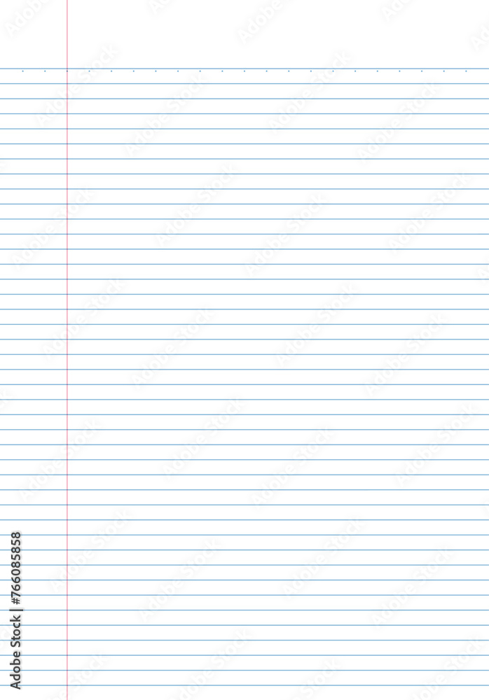 Notebook paper background. Lined notebook paper Notebook paper background. Lined notebook paper