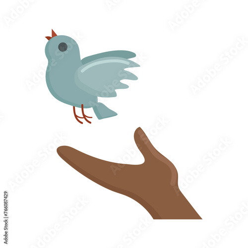 Freedom icon clipart avatar logotype isolated vector illustration