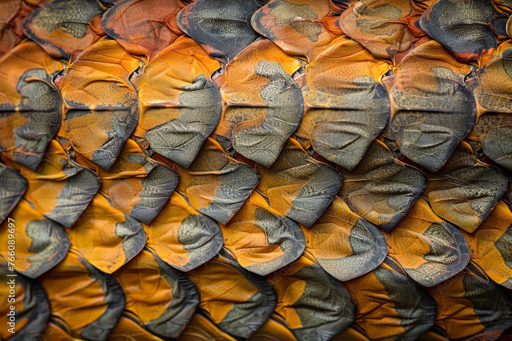 A closeup of a snakeskin texture pattern A closeup of a snakeskin texture pattern