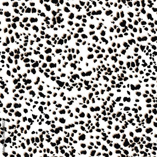 Textile Kurt Design, Digital Printing Design, Leopard Animal skin
