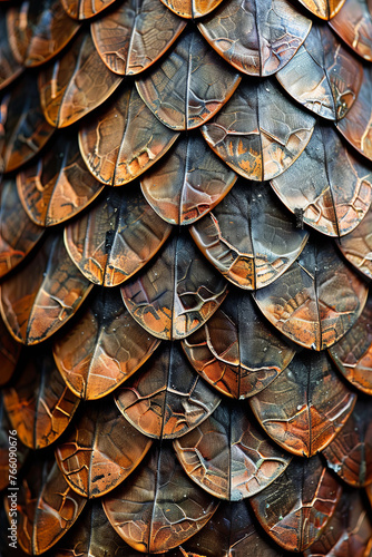 Wallpaper Mural A closeup of a snakeskin texture pattern Torontodigital.ca