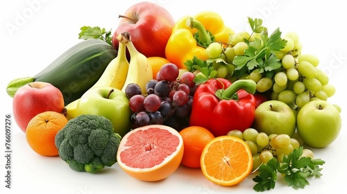 Fresh fruits and vegetables are filled with beneficial vitamins, minerals, and fiber that promote