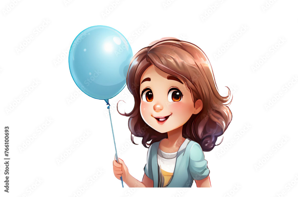 girl with balloons girl with balloons