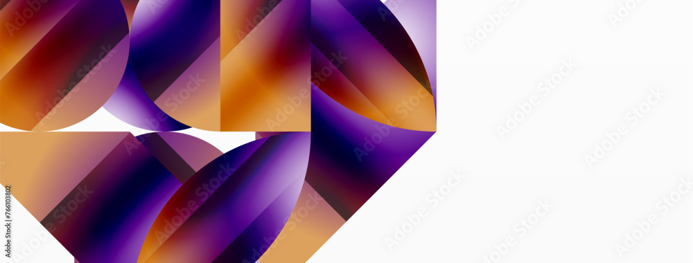 Serene gradient template. Circles and triangles mingle in minimalist perfection. Gentle fusion of forms and hues creates balanced yet captivating backdrop, embodying modern sophistication Serene gradient template. Circles and triangles mingle in minimalist perfection. Gentle fusion of forms and hues creates balanced yet captivating backdrop, embodying modern sophistication