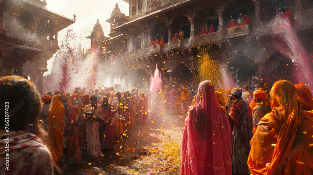 Celebrate the cultural richness and spirit of unity during the Holi Festival.