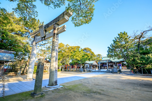 春の唐津神社　佐賀県唐津市　Karatsu Shrine in spring. Saga Pref, Karatsu City. photo