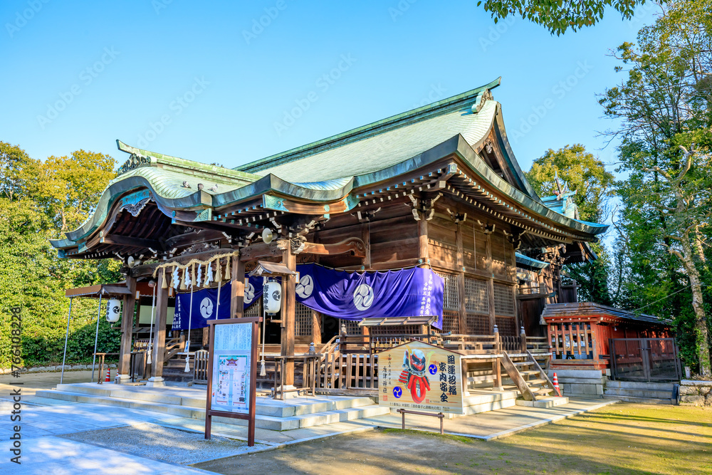 春の唐津神社 佐賀県唐津市 Karatsu Shrine in spring. Saga Pref, Karatsu City. 春の唐津神社 佐賀県唐津市 Karatsu Shrine in spring. Saga Pref, Karatsu City.