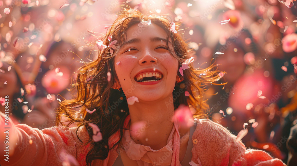 Experience the excitement and happiness of people coming together to mark the arrival of spring. Experience the excitement and happiness of people coming together to mark the arrival of spring.