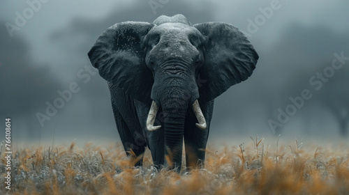 An elephant, Get lost in the mystery and wonder of wildlife photography that evokes deep emotions.