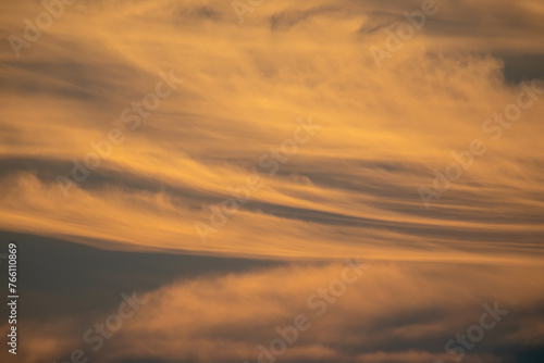 Close-up. Bright cirrus clouds.Close-up. Bright cirrus clouds.