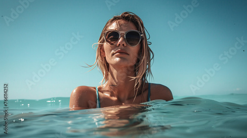 woman in bikini, summer photography