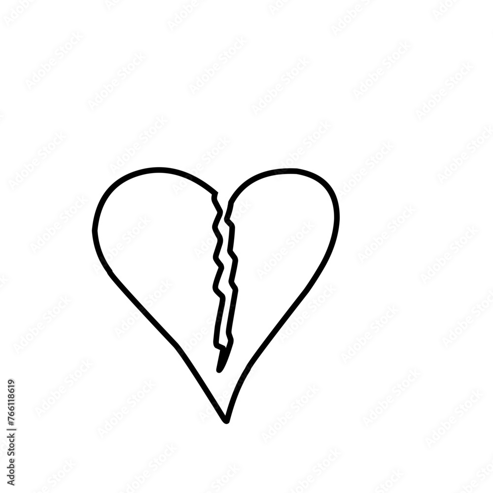 Broken Heart Icon Broken Heart Icon