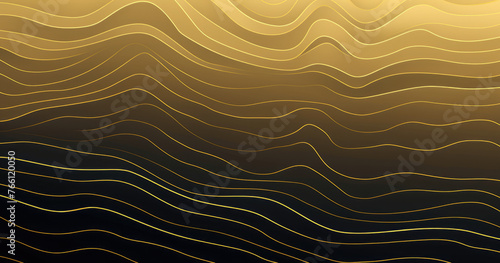 high detailed, Luxury Cool contemporary wallpaper or backdrop papecut texture background. Abstract topographic grey black and gold line art with a blank space. 
