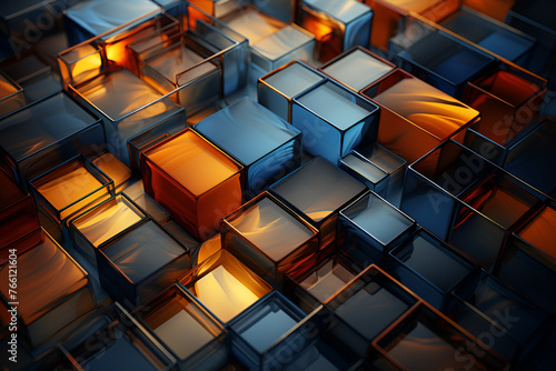 abstract cube background