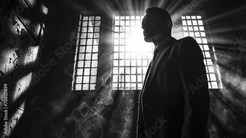 man in prison