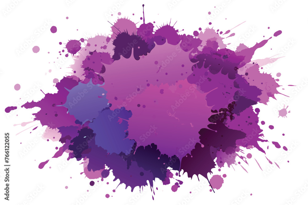 Purple watercolor splash texture