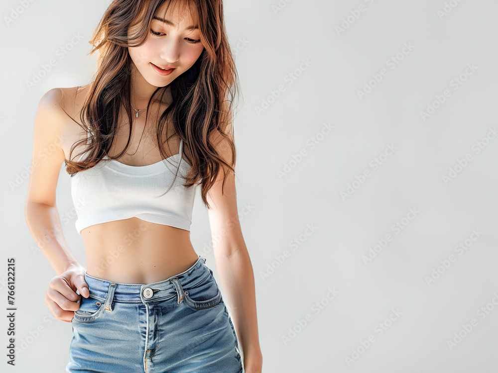 ダイエットに成功した女性のイメージ ダイエットに成功した女性のイメージ
