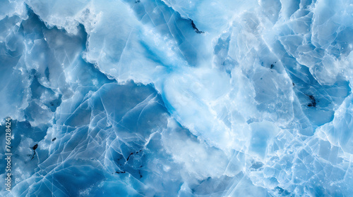 Ethereal Aerial View of the Arctic Ice Textures and Patterns